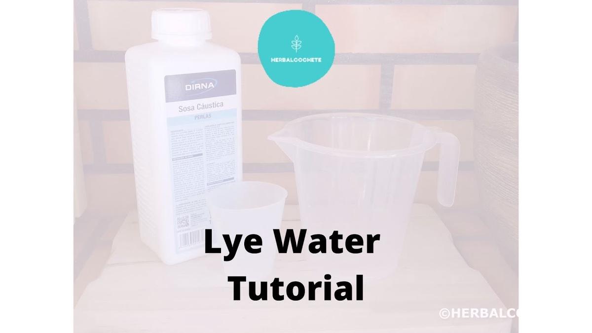 'Video thumbnail for Soap Making Lye Water'