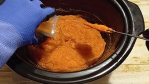 add after trace - hot process with slow cooker