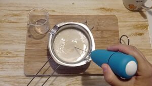 mix with milk frother
