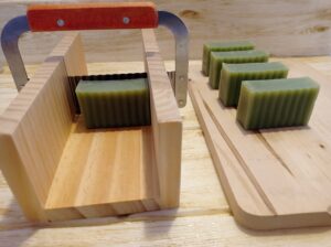 cutting soap bars