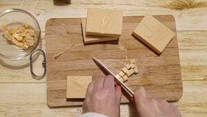 cut soap in cubes