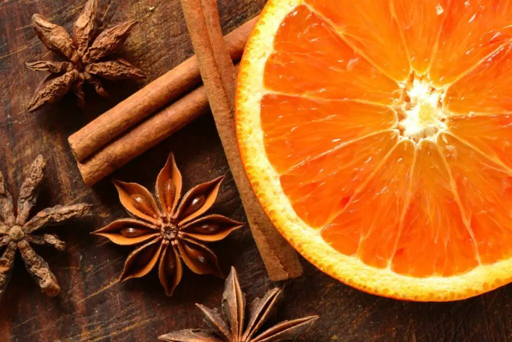 orange cinnamon star anise